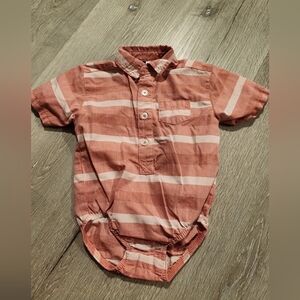 Striped Button-Up Kids Shirt